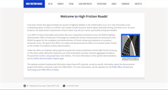 Desktop Screenshot of highfrictionroads.com